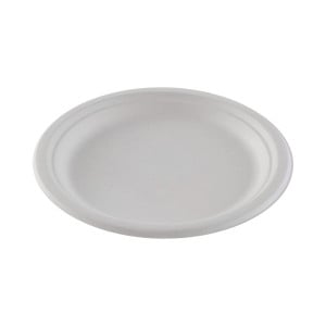 Pratos Redondos em Bagaço - 26,1 cm - Lote de 50 - FourniResto