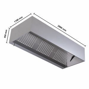 Exaustor Cúbico 1100 Led Sem Motor - Dynasteel Inovador