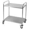 Carrinho Inox com 2 Prateleiras - Recondicionado