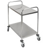 Carrinho Inox com 2 Prateleiras - Recondicionado