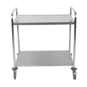 Carrinho Inox com 2 Prateleiras - Recondicionado