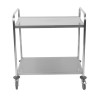 Carrinho Inox com 2 Prateleiras - Recondicionado