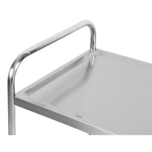 Carrinho Inox com 2 Prateleiras - Recondicionado