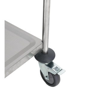 Carrinho Inox com 2 Prateleiras - Recondicionado