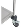 Carrinho Inox com 2 Prateleiras - Recondicionado