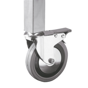 Lote de 4 rodízios para Mesa Inox Recondicionada | Fourniresto