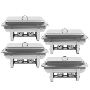 Chafing Dish 9 L - GN 1/1 Eco - Lote de 4 Recondicionado