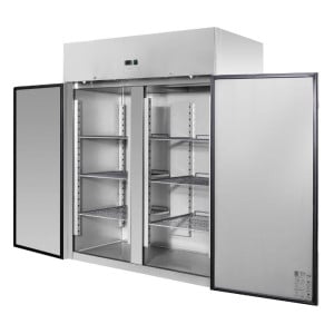Armoire Réfrigérée Positive 1400 L Inox GN 2/1 – 2 Portas