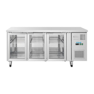 Mesa Refrigerada Positiva com 3 Portas de Vidro - 465 L - Polar