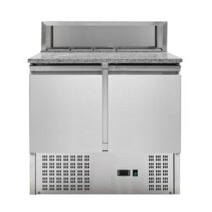 Móvel Refrigerado para Pizza - 2 Portas - 5 Cubas GN 1/6 Recondicionado