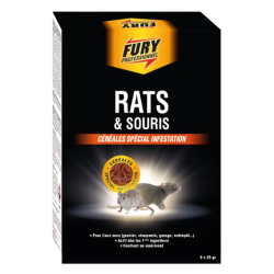 Sachets Pré-Dosados de Cereais para Ratos e Camundongos - Lote de 6 x 25 g
