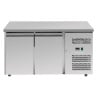 Mesa Refrigerada Positiva 2 Portas 228 L Ventilada Inox