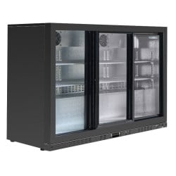 Arrière-Bar Refrigerado 320 L 3 Portas de Vidro Deslizantes