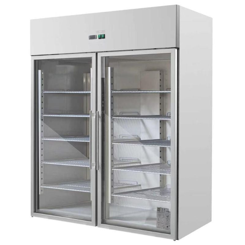 Armoire Refrigerada Positiva 2 Portas de Vidro GN2/1 - 1400 L