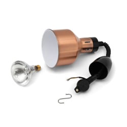 Lâmpada de Aquecimento Pro 250 W Ø 175 mm Cobreada | Dynasteel