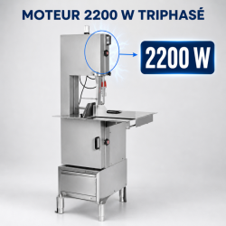 Scie à Os Pro Dynasteel 2400 mm 2200 W 380 V Inox