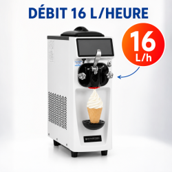 Máquina de Sorvete Soft 16 L/h 1050 W - Dynasteel