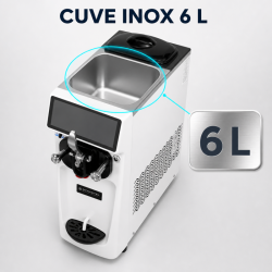 Máquina de Sorvete Soft 16 L/h 1050 W - Dynasteel