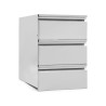 Set de 3 Tiroirs pour Meuble Plonge Profondeur 600
