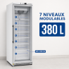 Armadura Congelamento 400 L Vidrada Frio Ventilado -18/-22°C