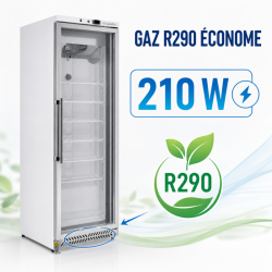 Armadura Congelamento 400 L Vidrada Frio Ventilado -18/-22°C