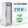 Armadura Congelamento 400 L Vidrada Frio Ventilado -18/-22°C