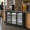 Arrière-Bar Refrigerado 320 L 3 Portas de Vidro Deslizantes