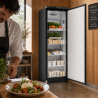 Armário Refrigerado Positivo 400 L Preto 0/+8°C