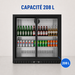Bar Traseiro Refrigerado 208 L - 2 Portas Deslizantes