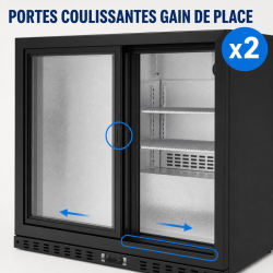 Bar Traseiro Refrigerado 208 L - 2 Portas Deslizantes