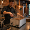 Bain-Marie Pro GN 1/1 20 L 1200 W Inox com Drenagem