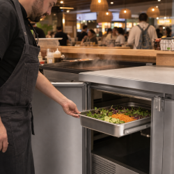Par de Corrediças 460 mm para Mesa Refrigerada
