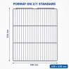 Clayette GN 2/1 650x530 mm Armoire Refrigerada 1400 L