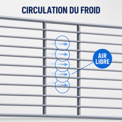 Grid for Saladette 560 x 330 mm — Plastic Coated Shelf