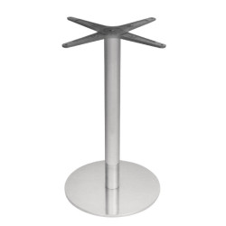 Pied de Table Rond en Inox Reconditionné | Fourniresto