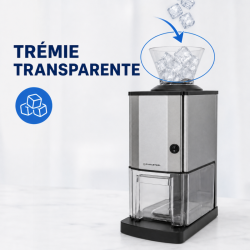 Triturador de Gelo Elétrico 12 kg/h 60 W Inox