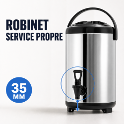 Distributeur Bebidas Isotérmico 7,5 L Inox AISI 304