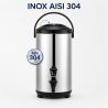 Distributeur Bebidas Isotérmico 7,5 L Inox AISI 304