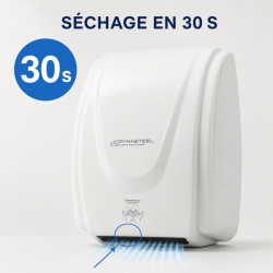 Secador de Mãos Profissional 2100 W ABS Branco — Secagem 30 s