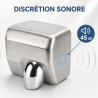 Sèche-Mains Automatique à Bec Inox 2300 W — 45 dB