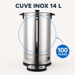Percolador Profissional 14 L 100 Xícaras 1650 W Inox