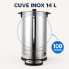 Percolador Profissional 14 L 100 Xícaras 1650 W Inox