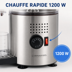 Chocolatière Professionnelle 3 L 1200 W — Thermostat 90°C