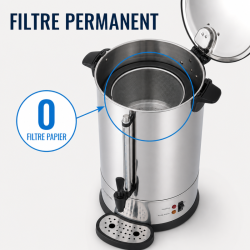 Percolador Profissional 14 L 100 Xícaras 1650 W Inox