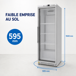 Armoire Refrigerada Positiva com Porta de Vidro 380 L 0/+8°C