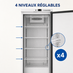 Armário Refrigerado Positivo 380 L 0/+8°C Porta Cheia