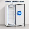 Armadura Refrigerada Positiva 590 L 0/+8°C Porta Cheia