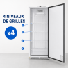 Armadura Refrigerada Positiva 590 L 0/+8°C Porta Cheia
