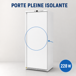 Armadura Refrigerada Positiva 590 L 0/+8°C Porta Cheia