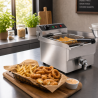 Fritadeira Profissional 13 L 3000 W com Drenagem - Inox
